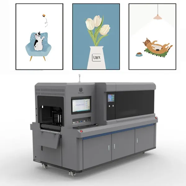Industrial Single Pass UV Printer with 200 Sqm/H Printing Speed, 1200 X 1200 Dpi Resolution, and LED UV Lamp Drying System