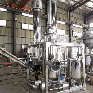 5.6kw Continuous Flow Horizontal Film Evaporator