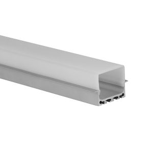 PMMA Cover Aluminum LED Extrusions Sandblasting With PC Diffuser