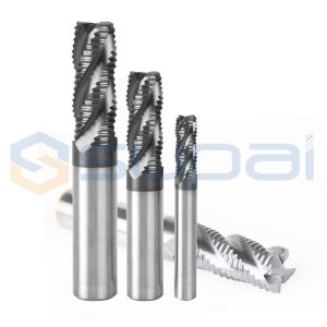 HRC55 TiAlN Coating Roughing Milling Cutters Cemented Milling Cutter