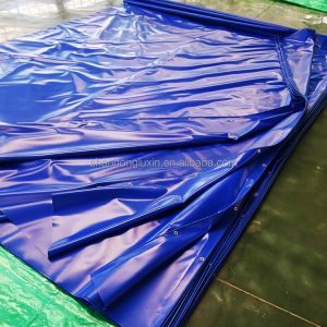 2M-50M Width PVC Fabric Material Woven Tarpaulin for Waterproof Awning and Long