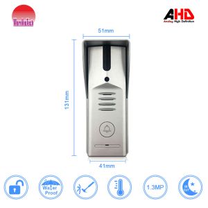 Morningtech Villa Video Door Phone Support AHD720P 960P or CVBS Video Input With