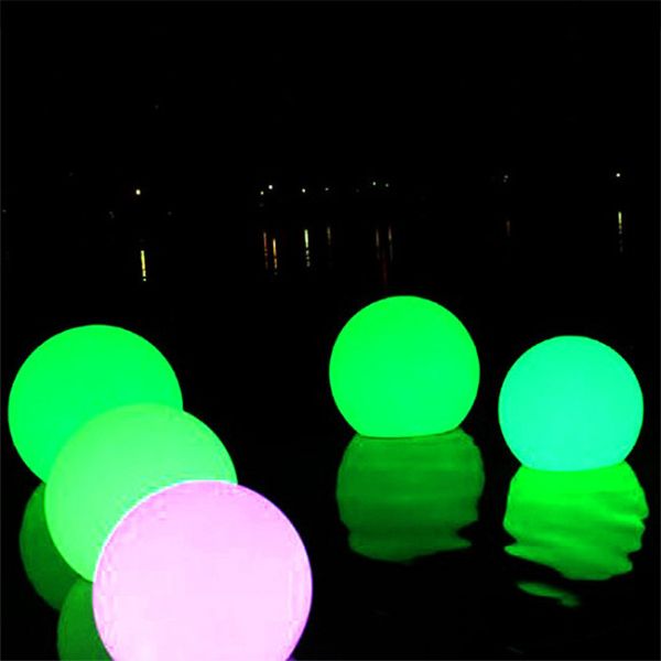 IP65 Waterproof Glow Ball Light , Floating Swimming Pool Light Remote Control