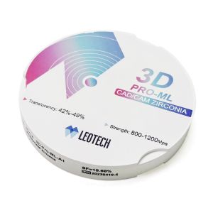 3D-Pro-ML All-in-One Zirconia 900-1200MPa Flexural Strength Full Contour