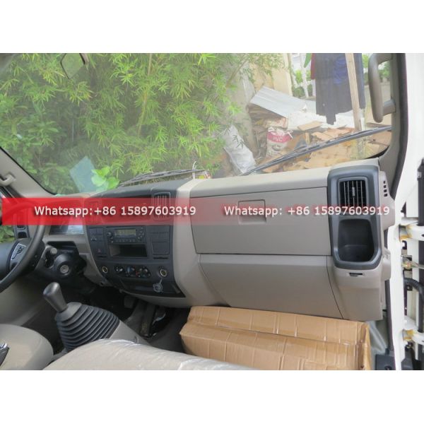 Cheaper Price Double Row Cabin Small Light JMC Carrying Plus Dump Truck 4 Tons Tipper Car for Sales