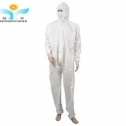 Wholesale OEM SMS Disposable Protective Coverall , Dust proof Acid Resistant Coveralls from china suppliers
