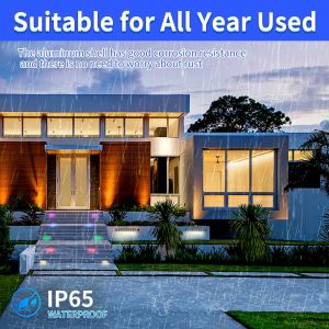 China Multicolor LED Wedding Christmas Birthday Step Outdoor Lights With Motion Sensor on sale