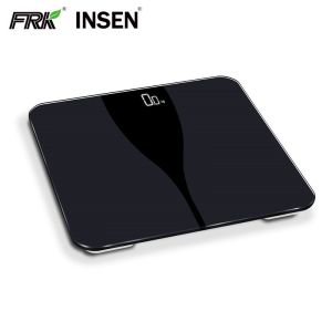 AAA Batteries Powered Digital Glass Top Bathroom Scale