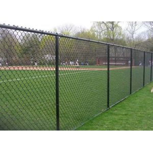 PVC Coated Chain Link Fence Iron Wire Mesh 9 Gauge