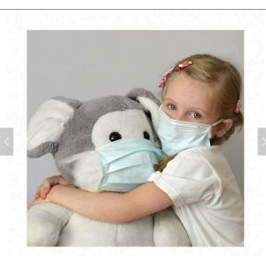 Comfortable Earloop OEM 98% BFE Kids Disposable Face Mask