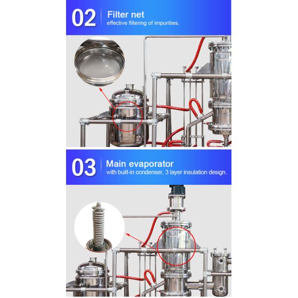 stainless steel molecular distillation