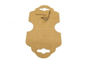 Folded Personalized Hang Tags , Custom Printed Swing Tags For Earring