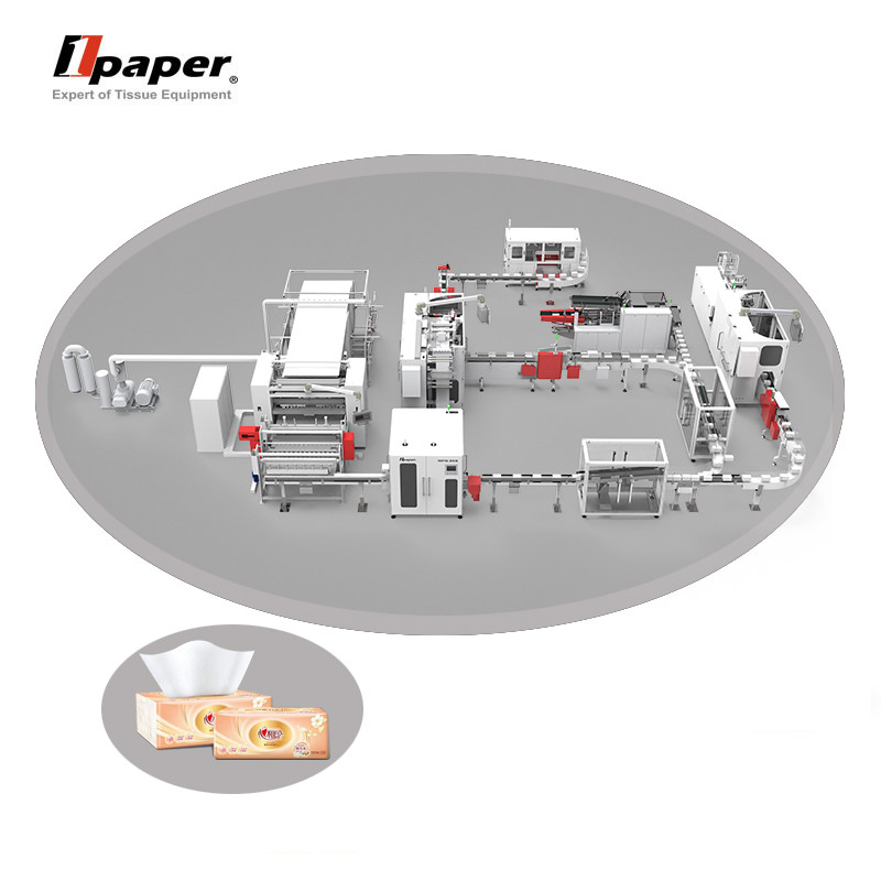 4.87KW Motor Power Napkin Paper Making Machine Line for Superior Paper