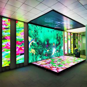 Customized Led Interactive Floor Screen Waterproof Interactive Screen Led Stage