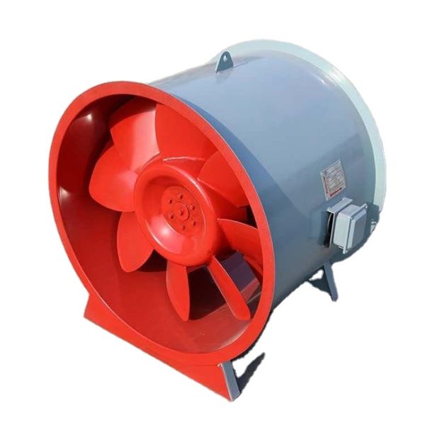 Portable Smoke Exhaust Axial Fan with Mounting Feet and Voltage 380Volts or required