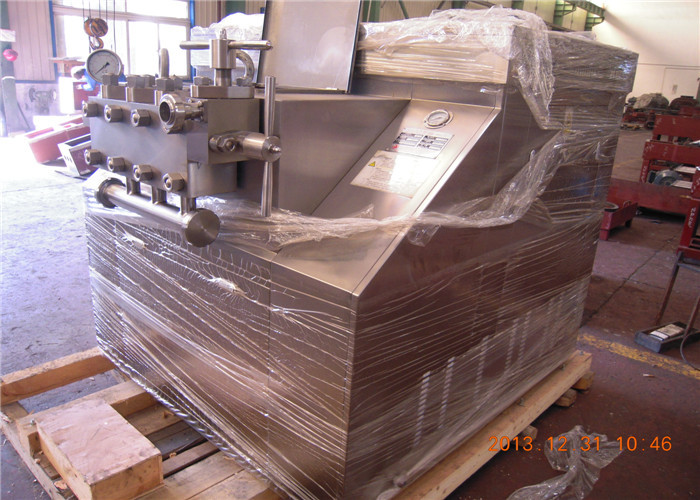 Processing Line Type 4 Plunger Dairy Homogenizer 12000 L/H 25 Mpa 90 KW