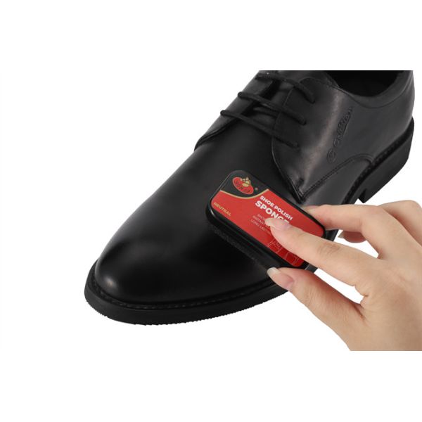 Quality Shoe Shine Sponge Mini Cuboid Upgrade Leather Shoe Care Routine With Neutral Boot Shining Soft Sponge OEM for sale