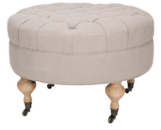 french style upholstered ottoman fabric ottomans round ottoman with backrest