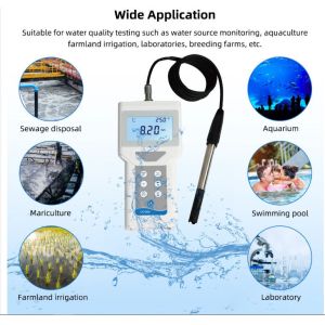 High Precision PH Sensor Handheld Portable Dissolved Oxygen Meter for Aquacultur