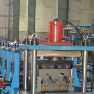 13 Stations Highway Guardrail Roll Forming Machine 100mm Shaft Diameter