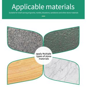 CNC Machining Accessories Router Bit Set Ball Nose Stone Carving Engraving Tools