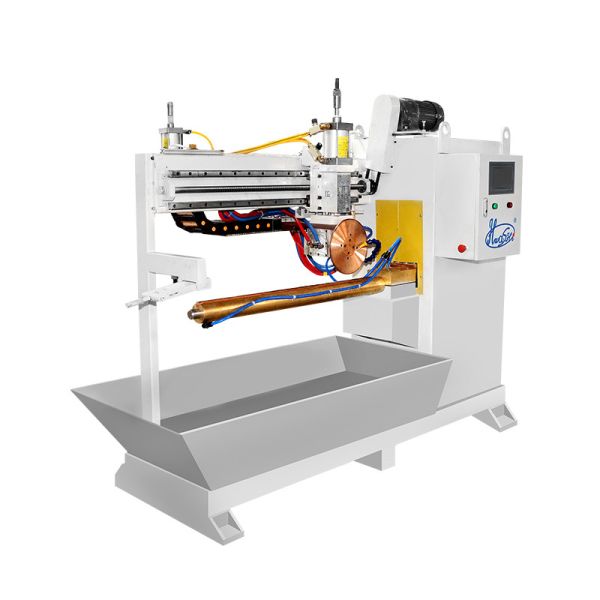 Quality Hwashi High-Precision Longitudinal Seam Welder Automated Fuel Tank Welding Solution with Superior Leak-Proof Performance for sale