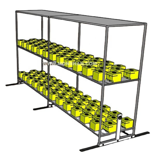 Medicinal Plant Multilayer Hydroponic Growing Racks Seed Starting Rack With