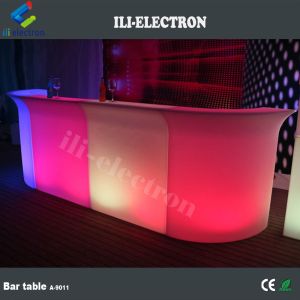 Modern LED Bar Counter Illuminated Led Plastic Salon / Restaurant