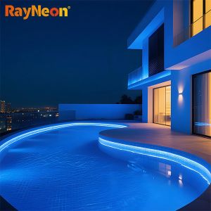IP68 Waterproof Neon Flex LED Strip Lights Solid PU Swimming Pool LED Strip