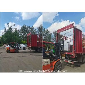 Twisted Blade Plastic Sealing Leftover Waste Shredder Machine With Sharpener