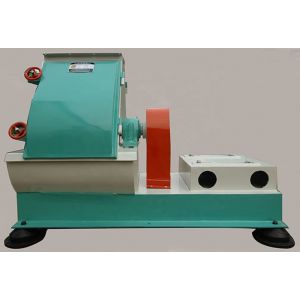 SPSF60*45 Feed Processing Rice Husk Grinding Hammer Mill Machine With Working