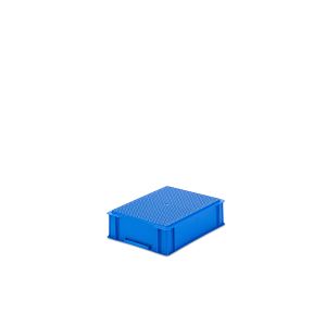 ISO9001 Certified Plastic Crate for Bread and Milk Processing 440*340*125mm Size