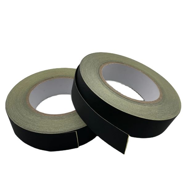 Quality Black and white flame-retardant acetate fabric self-adhesive tape for sale