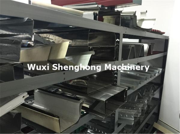 Quality C / Z Interchage Purlin Cold Roll Forming Machine With Mitsubishi Transducers for sale