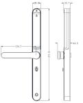 Bluetooth Fingerprint Passcode Door Lock Waterproof Courtyard With Gateway
