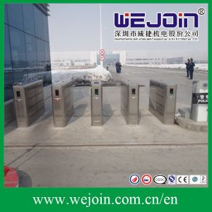 Adjustable Speed Lane Automatic Flap Barrier Gate Entry Turnstiles