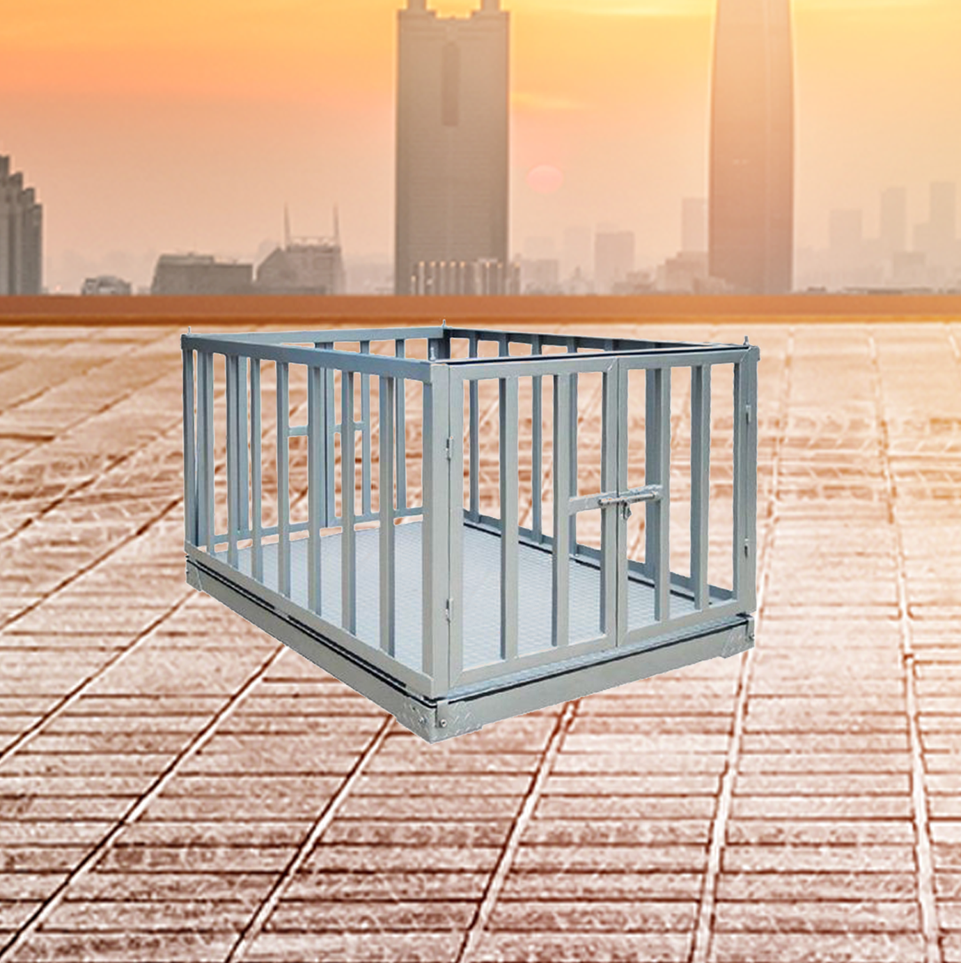 110v/220v Power Supply 2 Ton Floor Scale for Accurate Weighing in Industrial Settings