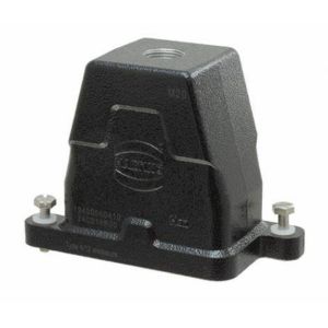 19400060410 Harting Han 6HPR Hood Top Entry M20 Screw Lock