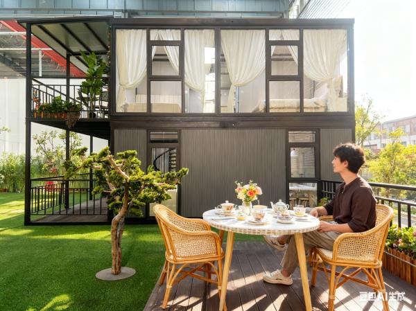 Quality Customizable Fireproof Two-layer Expandable Prefab Homes Temperature Resistance and Customizable Floors Customization for sale