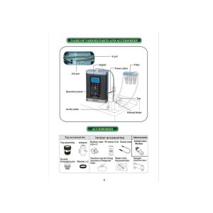 Lcd Display Electrolysis Alkaline Water Ionizer Equipment