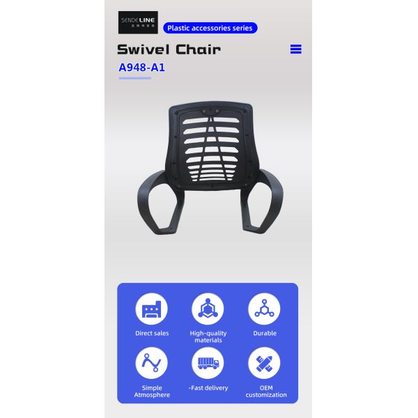 Assemble office chair swivel chair armrest back, chair accessories