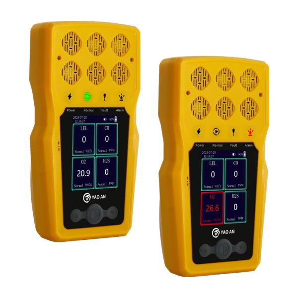 Quality 4 In 1 Gas Detector Portable CE Nh3 Co O2 Lpg Co2 H2s Hydrogen H2 Co2 Cl2 Gas Analyzer for sale