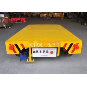 20m/Min Q235 Mould Flatbed Trailer Rail Transfer Cart