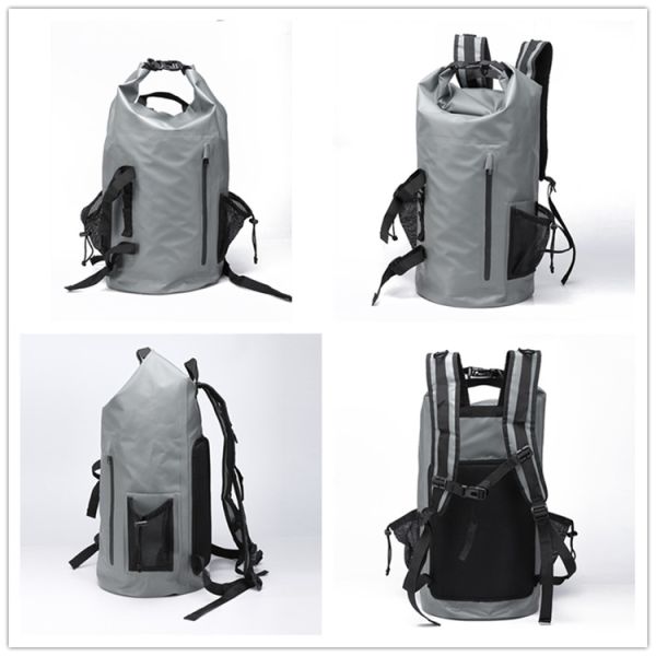 Foldable PVC Ironman Transition Backpack Waterproof Dia 25*66cm 25L