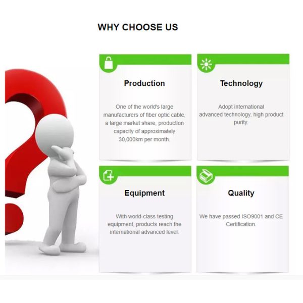 FTTH Drop Cable 2 Core G657A2 Fiber 3 Steel Wire LSZH Jacket Fiber Optic Cable