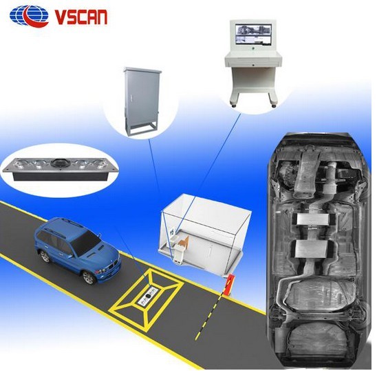 Quality Alarm signal Under Vehicle Surveillance System to check vehicle security on border for sale