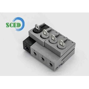 Rated Current 30A Rail Mounted Terminal Blocks with Inflammability Class