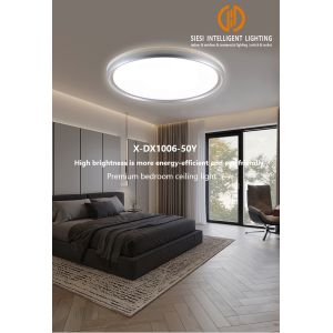 Tri Color LED Ceiling Light 48W Round Ceiling Lights For Living Room
