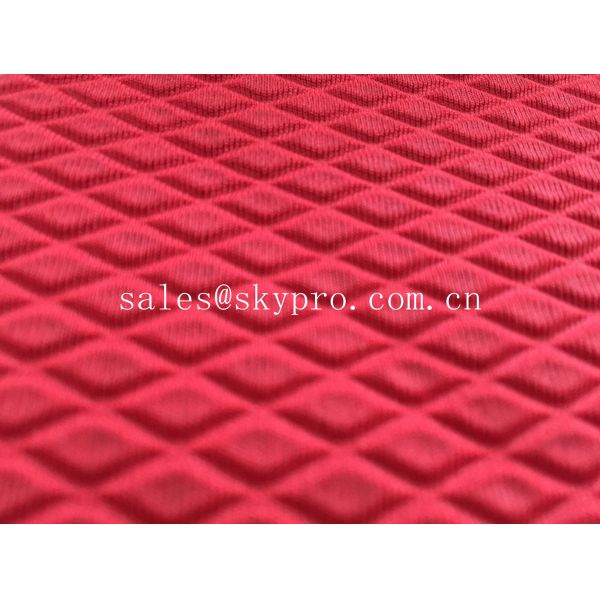 SBR CR Neoprene Thick Neoprene Fabric With Smooth And Embossed Finishing