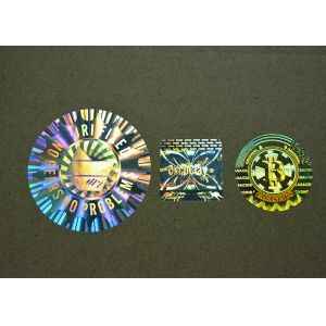 Printing Custom 3D Holographic Security Stickers For Sealing Packages